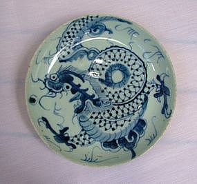 Late Ming Dragon Dish
