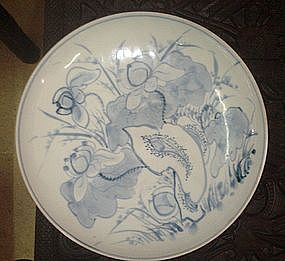 Large BW Ming Dish (36 cm)