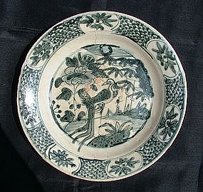 Phoenix BW Swatow Dish (25.5 cm)