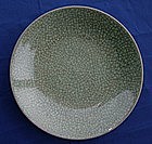 PERFECT Qing Celadon Ge Type Large Dish (30 cm)