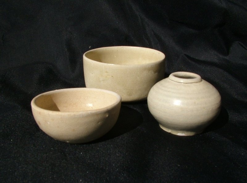 PERFECT Three of 13 th Century Pots