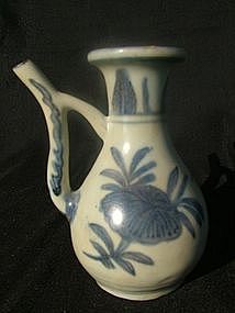 Ming Blue and White Ewer