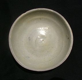 Song Qingbai White Glazed Saucer