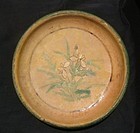 Ming Green Glazed Charger