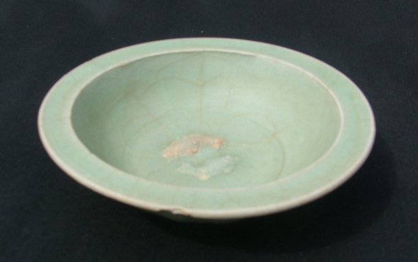 A Longquan Celadon Dish with Twin Fish