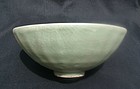 A Large Longquan Celadon Lotus Bowl (D=20 cm) #`1