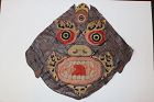 Tibetan Silk Appliqué Mahakala Mask