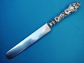 Whiting LILY luncheon knife "puffy" handle