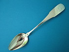 Joab Gillett coin silver tablespoon, Cazenovia regional