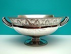 sterling presentation punch bowl, Marcus & Company