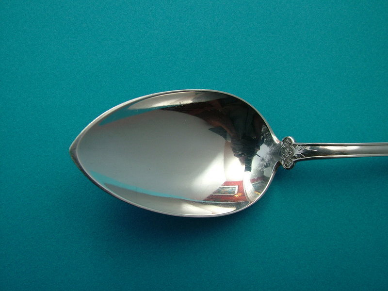pair of H &amp; S MEDALLION tablespoons