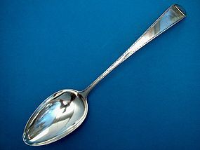 18th c American basting spoon, Joseph Anthony,