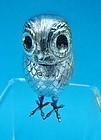 Netherlands silver owl form condiment box