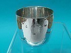 Old Newbury Crafters hand wrought sterling tumbler