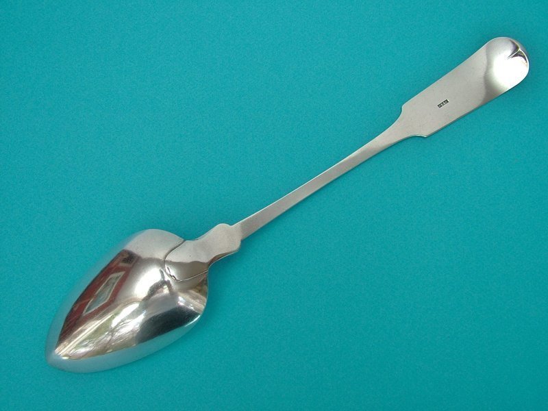 early American basting spoon, Pelletreau, Bennett &amp; Cook