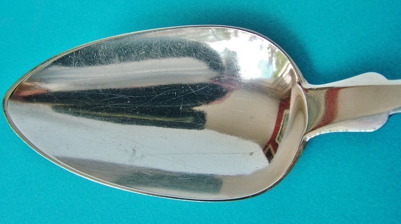 early American basting spoon, Pelletreau, Bennett &amp; Cook