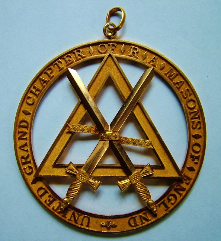 early American gold Masonic Grand Sword bearer's jewel
