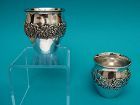 early American silver raised beakers, Stockman & Pepper, Philadelphia