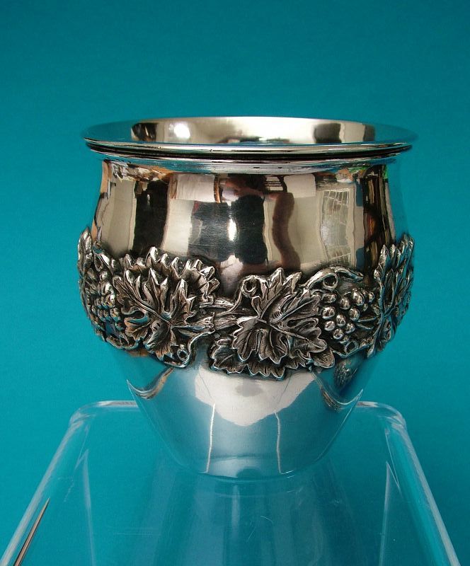 early American silver raised beakers, Stockman &amp; Pepper, Philadelphia