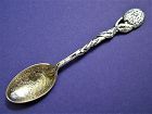 Gorham cast Nutmeg State sterling souvenir spoon