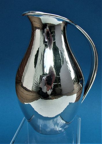 Johan Rohde design sterling water pitcher by Holger Rasmussen