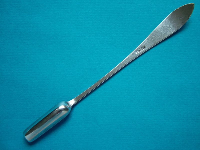 Early American marrow spoon, Thomas Grant, Marblehead