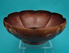 Karl Leinonen eight lobed copper bowl