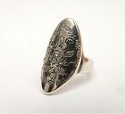 Herman Glendenning chased sterling pinky ring