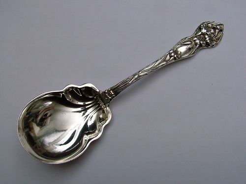 Watson LILY sterling preserve spoon