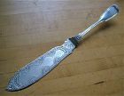 Wood & Hughes FIDDLE THREAD coin silver cake saw