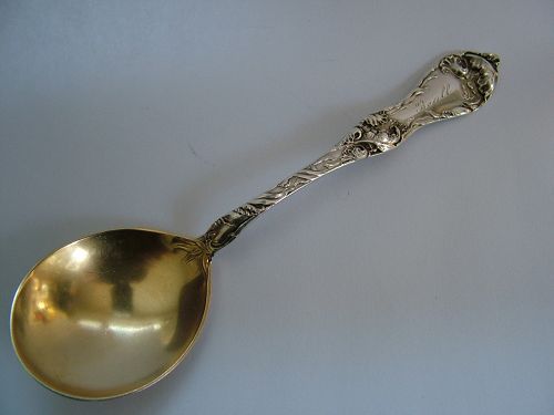 Reed & Barton LES CINQ FLEURS sterling bouillon spoon