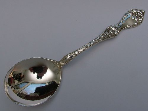 Reed & Barton LES CINQ FLEURS gumbo soup spoon