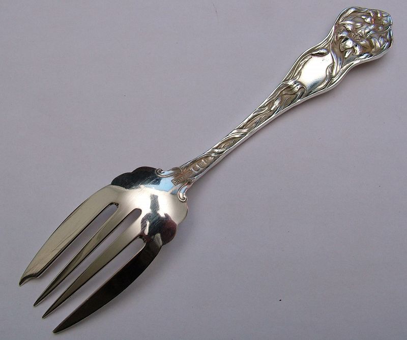 Watson LILY sterling salad fork