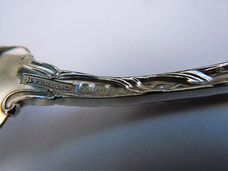 Watson LILY sterling salad fork