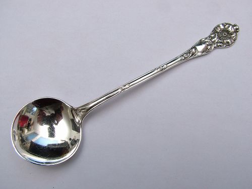 Watson WILD ROSE sterling chocolate spoon