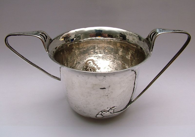 English Arts &amp; Crafts sterling two handled cup