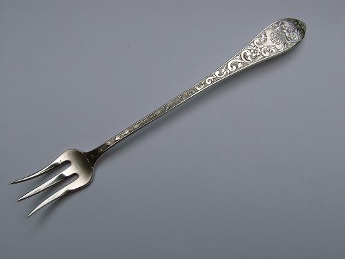 Whiting COLONIAL ENGRAVED, B seafood forks