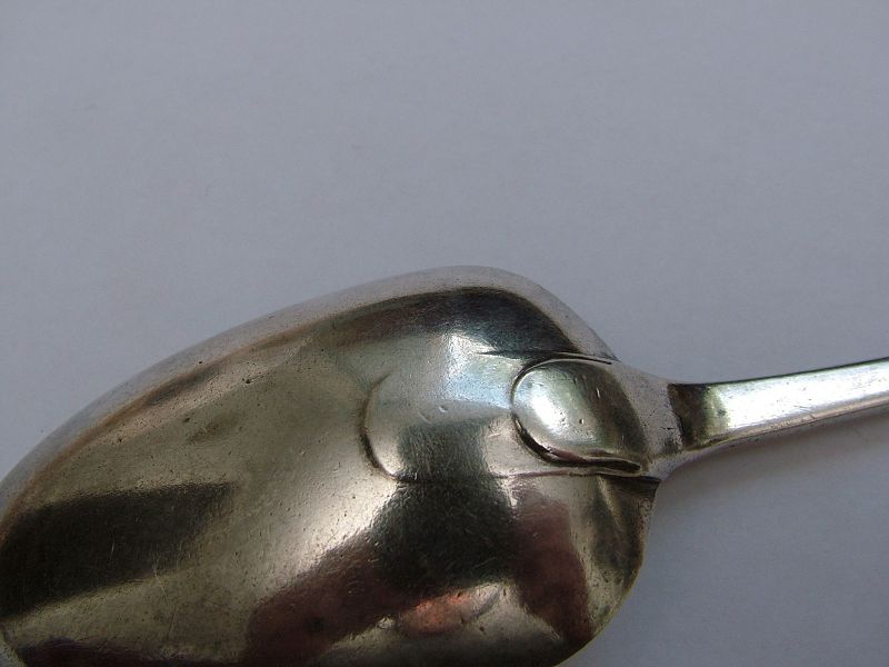 Colonial American silver tablespoon, Samuel Minott,