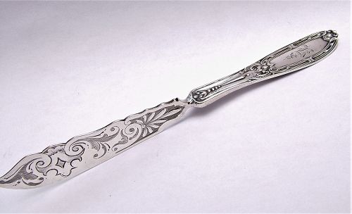 Albert Coles JENNY LIND right angle master butter knife