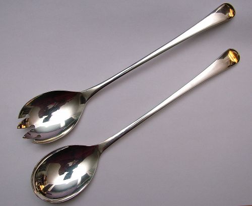 Fab Fifties silver plated serving set, 9 1/2 inches long