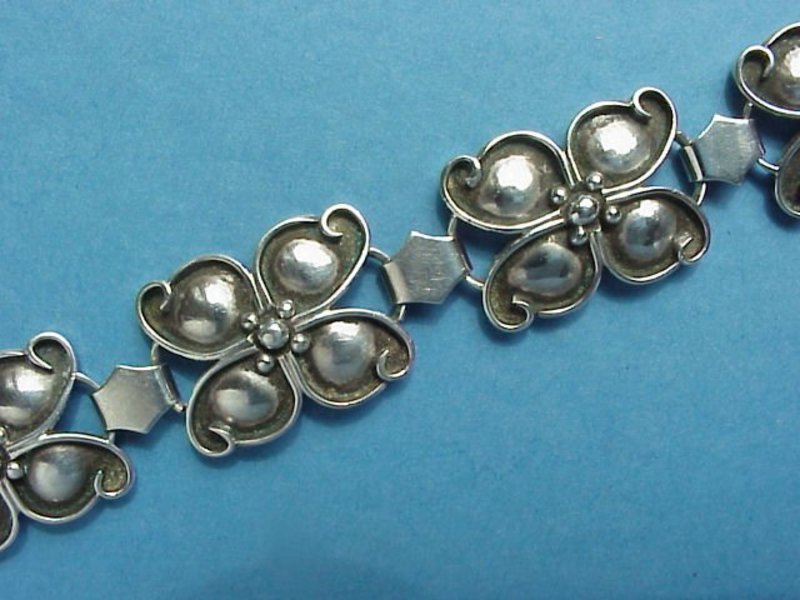 Norwegian silver (.830) bracelet, maker JKP