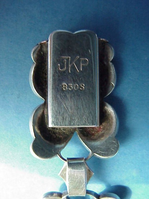 Norwegian silver (.830) bracelet, maker JKP