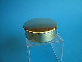 a French silver gilt dresser jar, .950 standard,