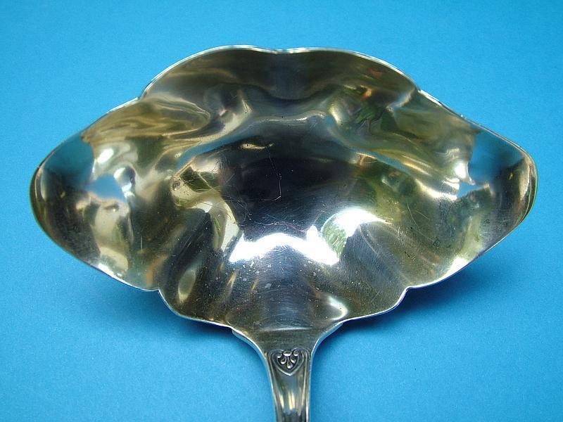 coin silver TUSCAN punch ladle, Bigelow Kennard,