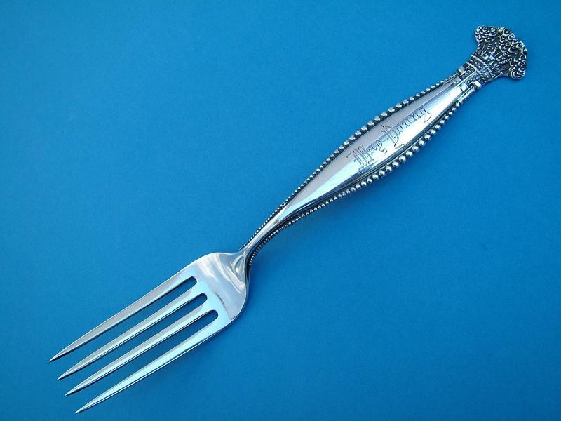 Shiebler SANDRINGHAM dessert fork