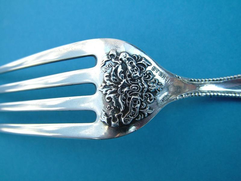 Shiebler SANDRINGHAM dessert fork