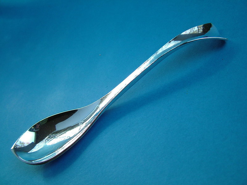 Danish Modern caviar spoon, a splendid