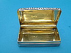 William IV snuff box, maker Edward Smith, Birmingham