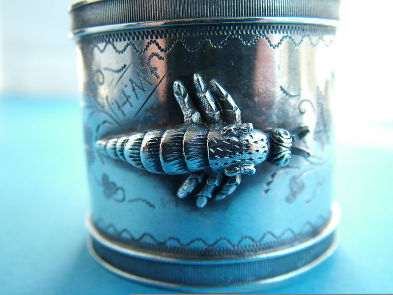 pair of Whiting figural sterling napkin rings
