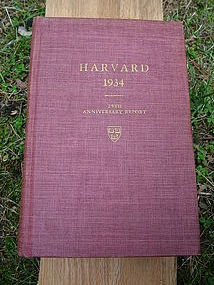 Harvard class of 1934 25th anniversary report